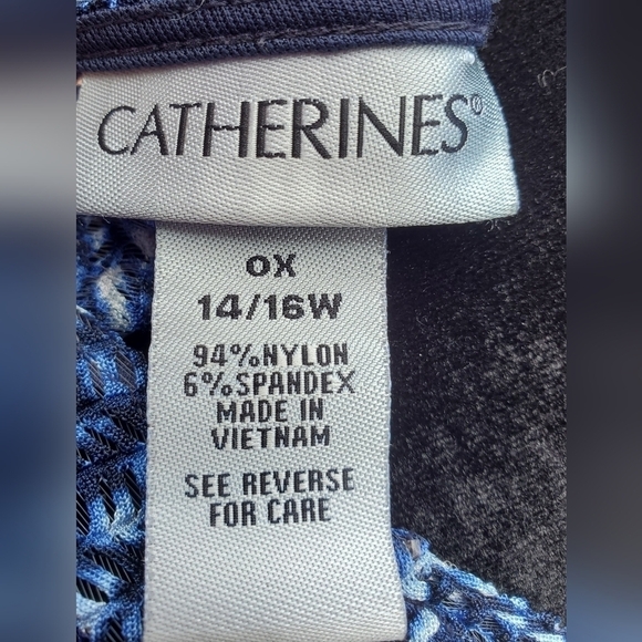 Bundle Only: CATHERINES STRETCH Sheer KIMONO ASYMMETRICAL CARDIGAN SZ‎ 14/16 0X - Picture 3 of 5